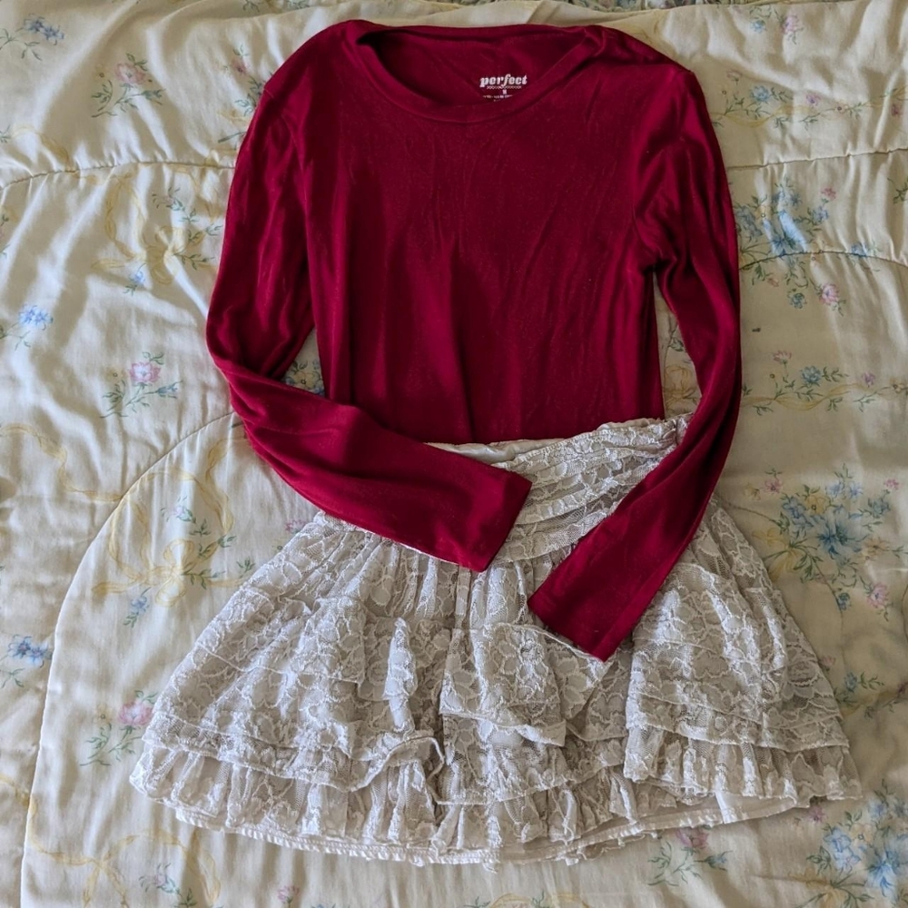 Red Long Sleeve Shirt